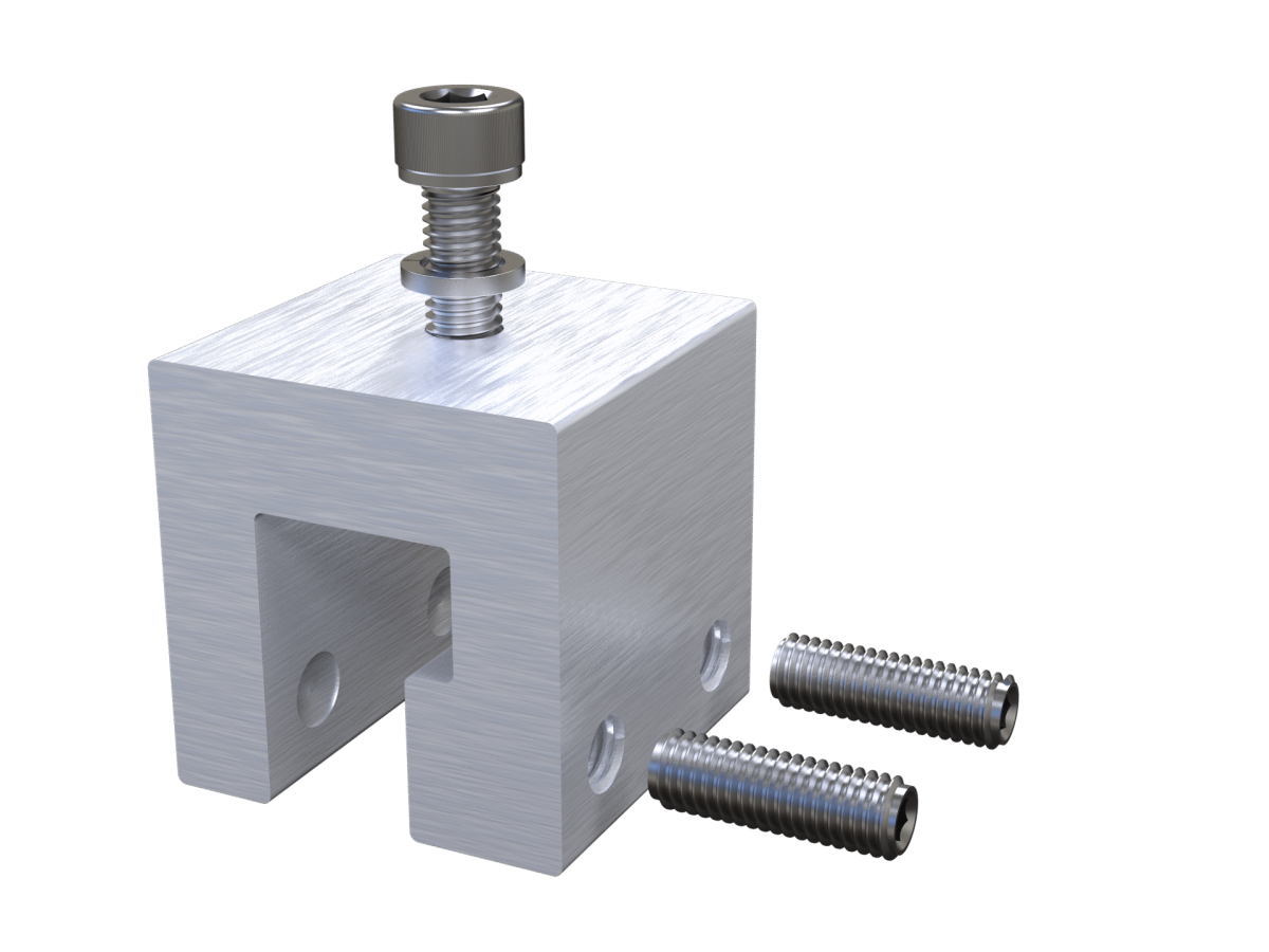 Abrazadera KR18 con tornillo M8